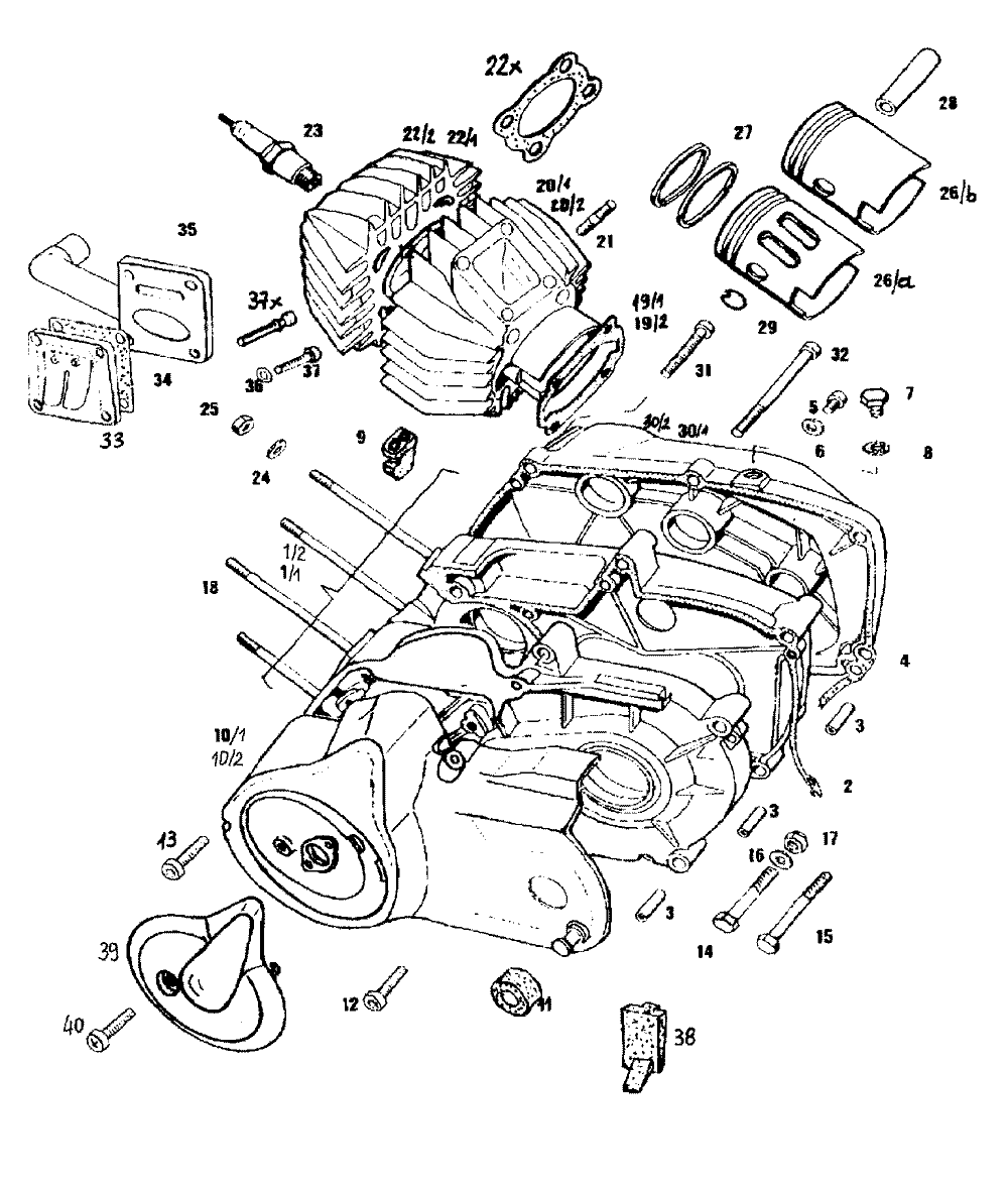 Kurbelgehäuse-Zylinder ab 2004