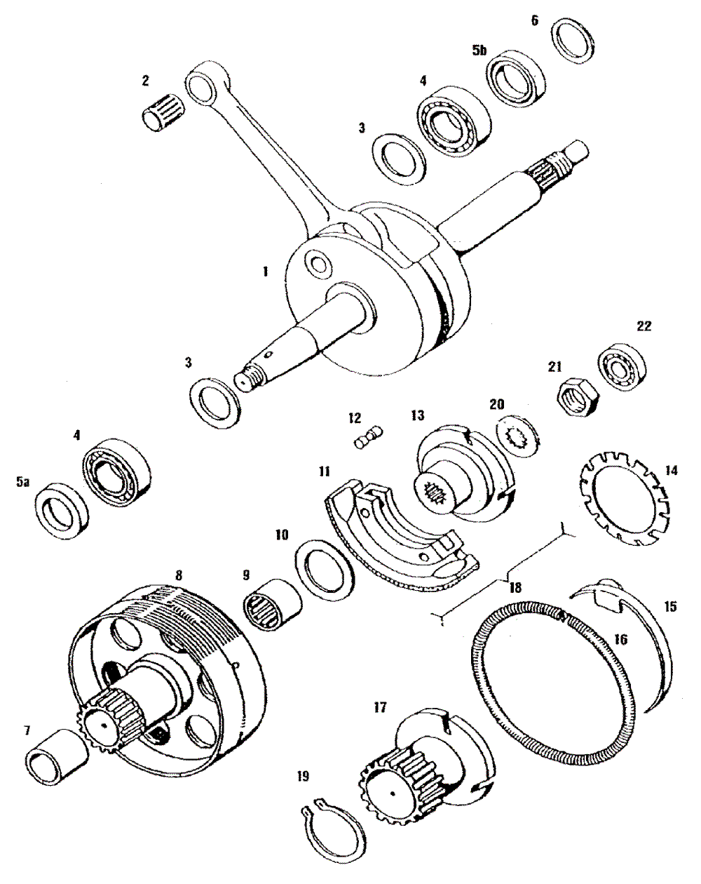 Kurbelwelle & Kupplung
