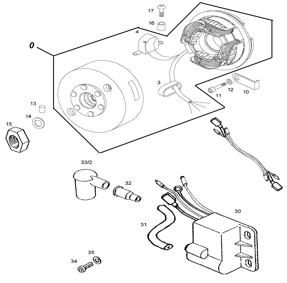 Lichtmaschine, Anlasser & Zündsp