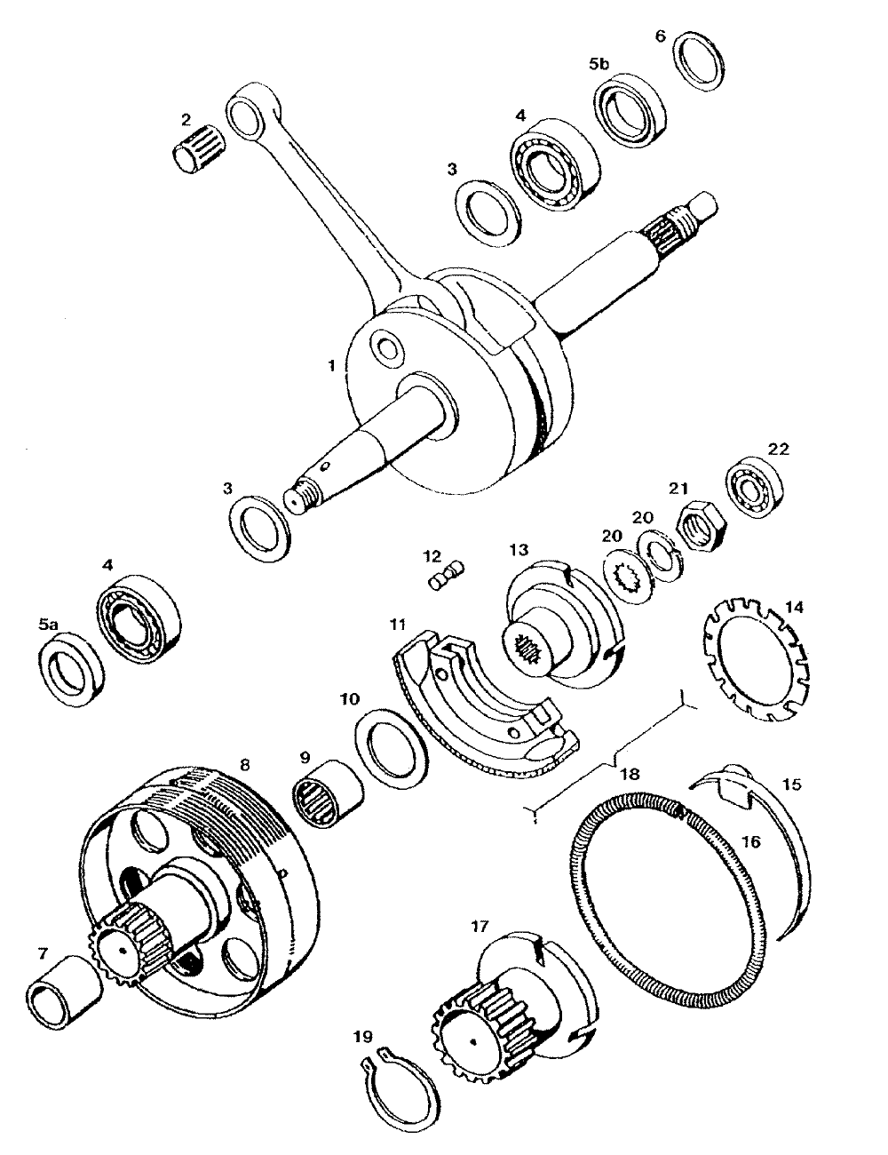 Kurbelwelle & Kupplung