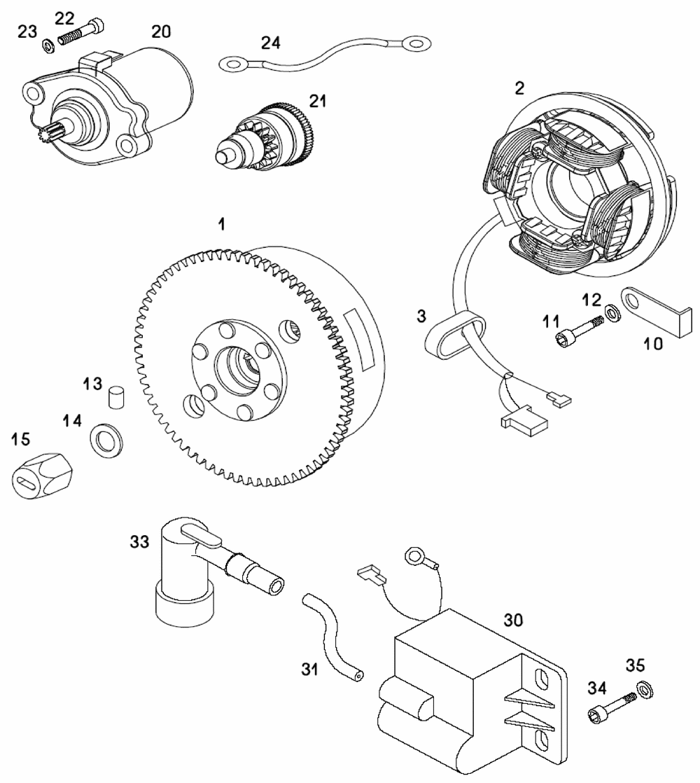 Lichtmaschine & Zündspule