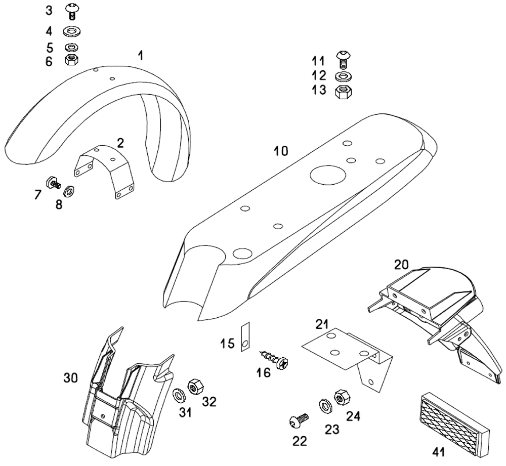 Kotflügel & Spritzschutz