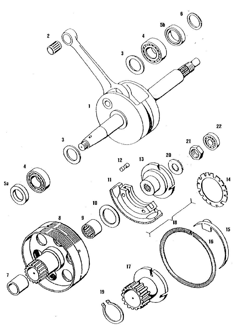 Kurbelwelle & Kupplung