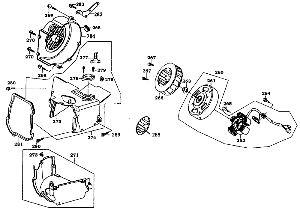 Luftleitbleche & Lichtmaschine