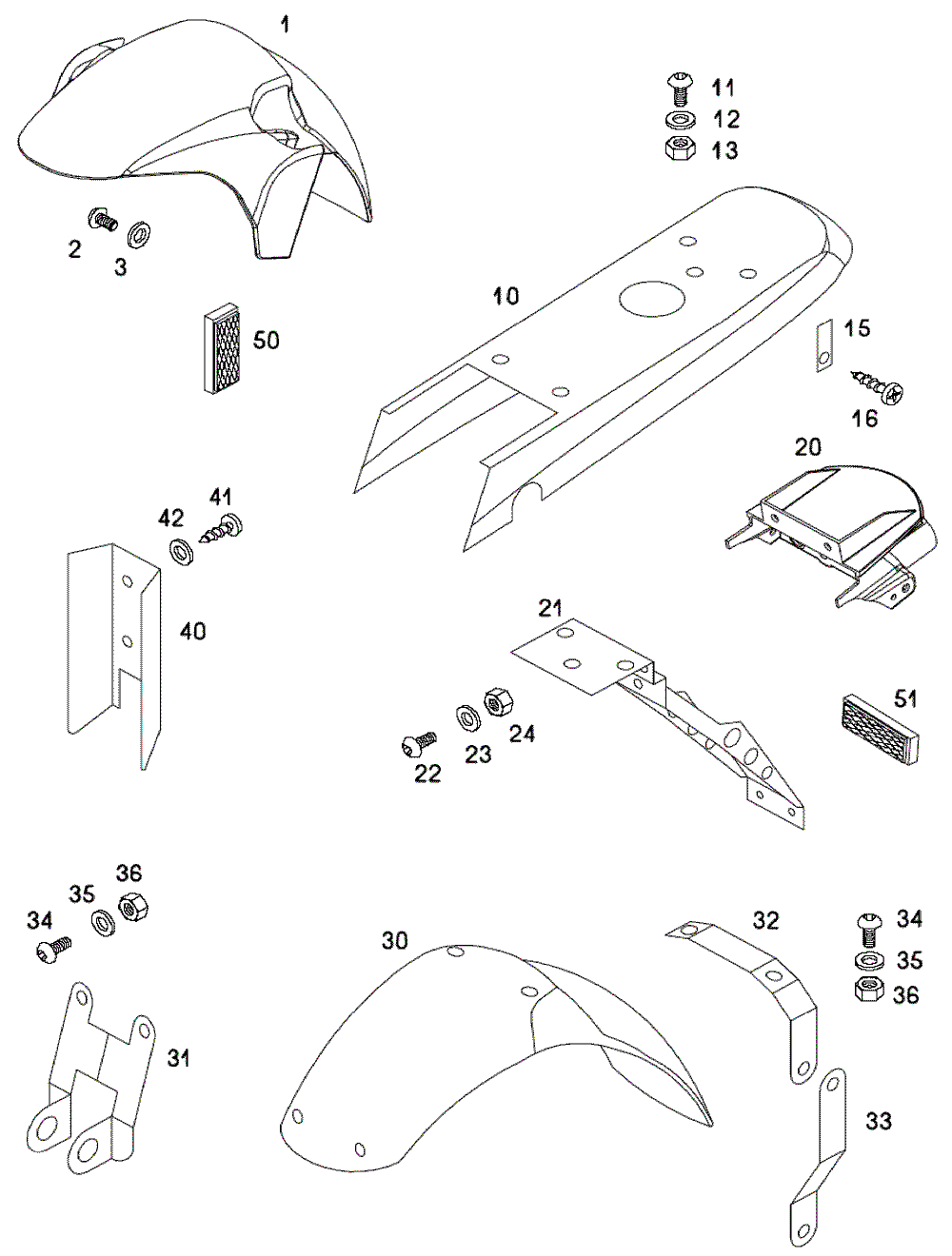 Kotflügel & Spritzschutz