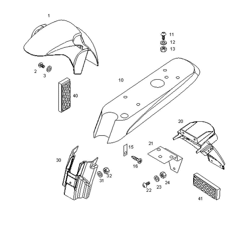 Kotflügel & Spritzschutz