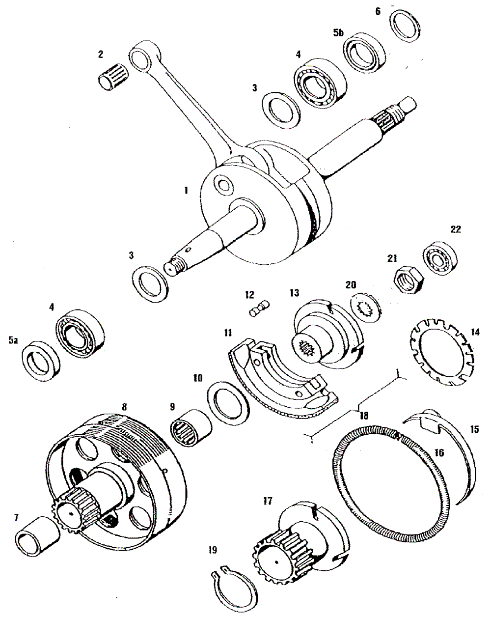 Kurbelwelle & Kupplung