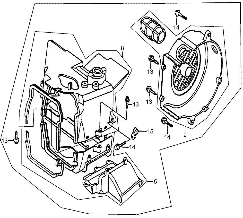 Luftleitbleche & Zylinderabdecku