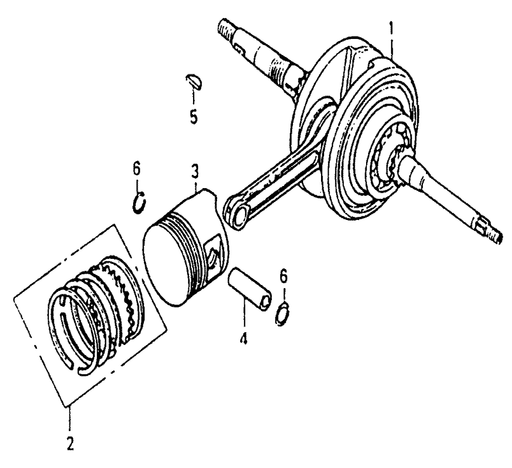 Kurbelwelle & Kolben