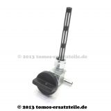 Benzinhahn, Ablauf seitlich, kurzer Hebel